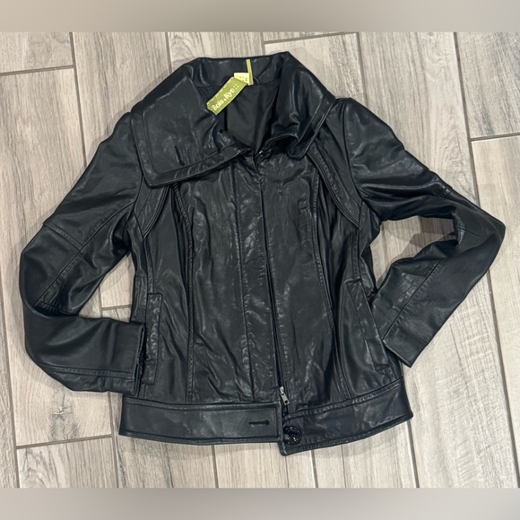 Soia & Kyo Jackets & Blazers - Soia & Kyo Black Leather Jacket | Petite Small